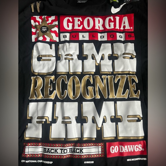 Nike University of Georgia 2022 National Championship Tee - Picture 4 of 4